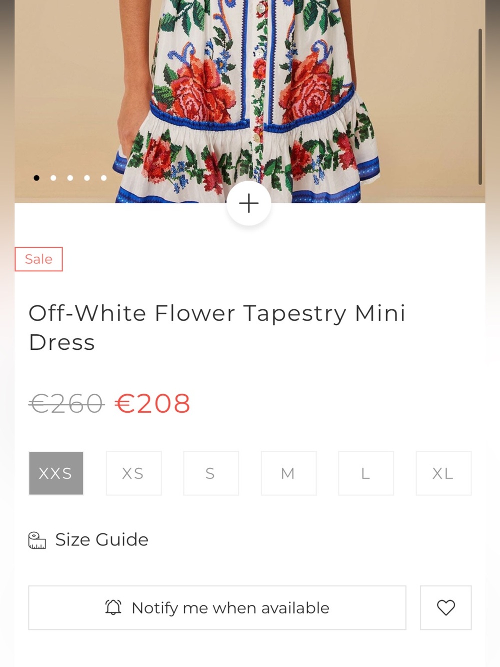 Farm Rio: Off-White Flower Tapestry Mini
Dress - Picture 12 of 13